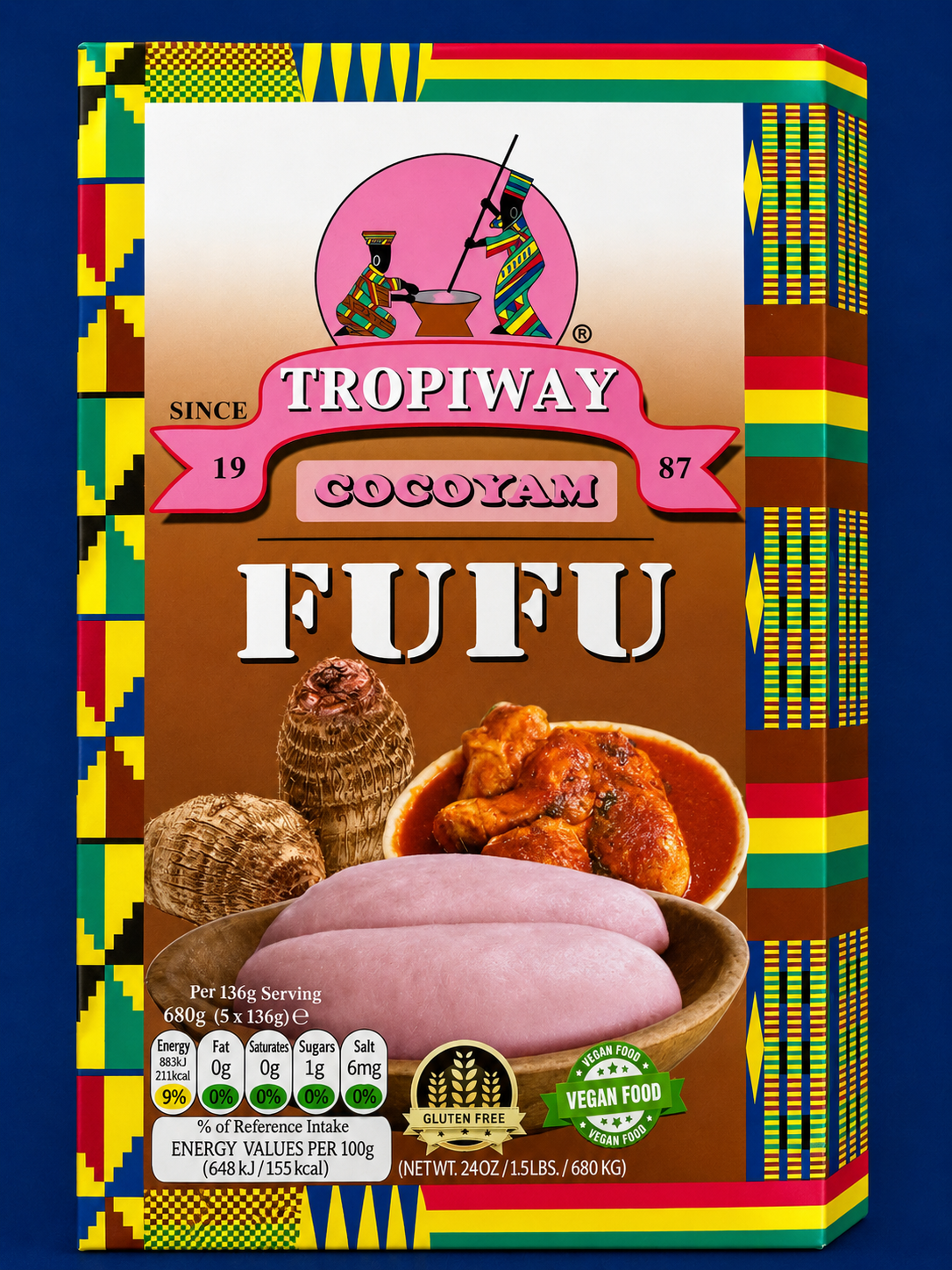 Tropiway Cocoyam Fufu