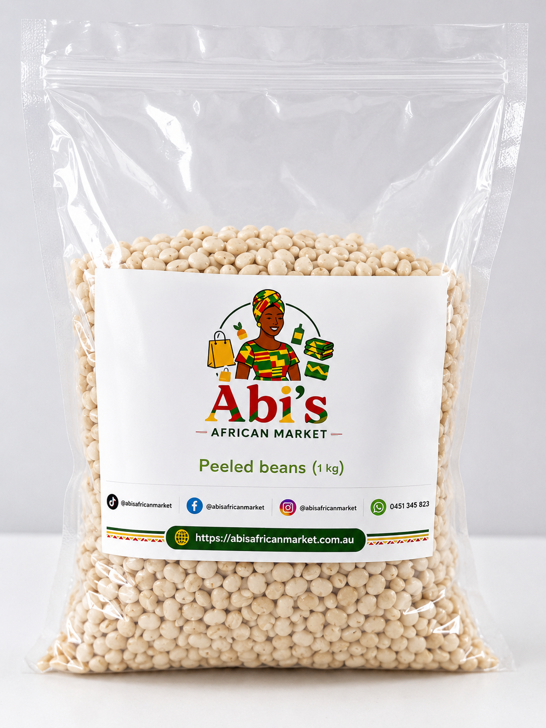 Peeled Beans (1kg) – Premium White Beans