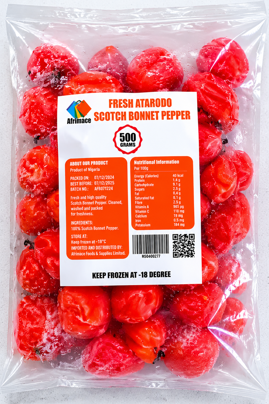 Fresh Atarodo Scotch Bonnet Pepper