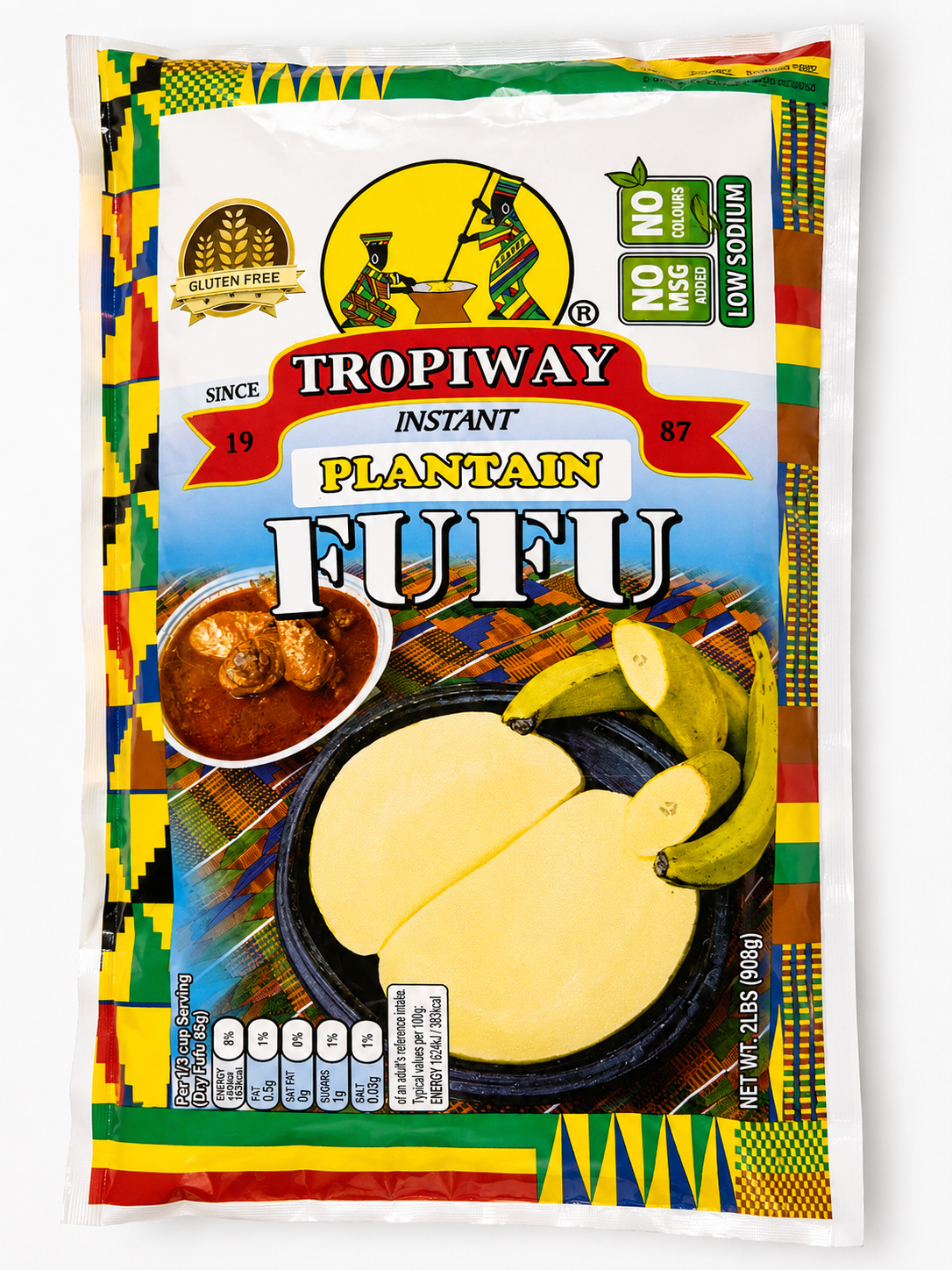 Tropiway Instant Plantain Fufu