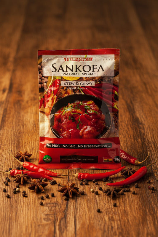 Sankofa natural spices stew and gravy