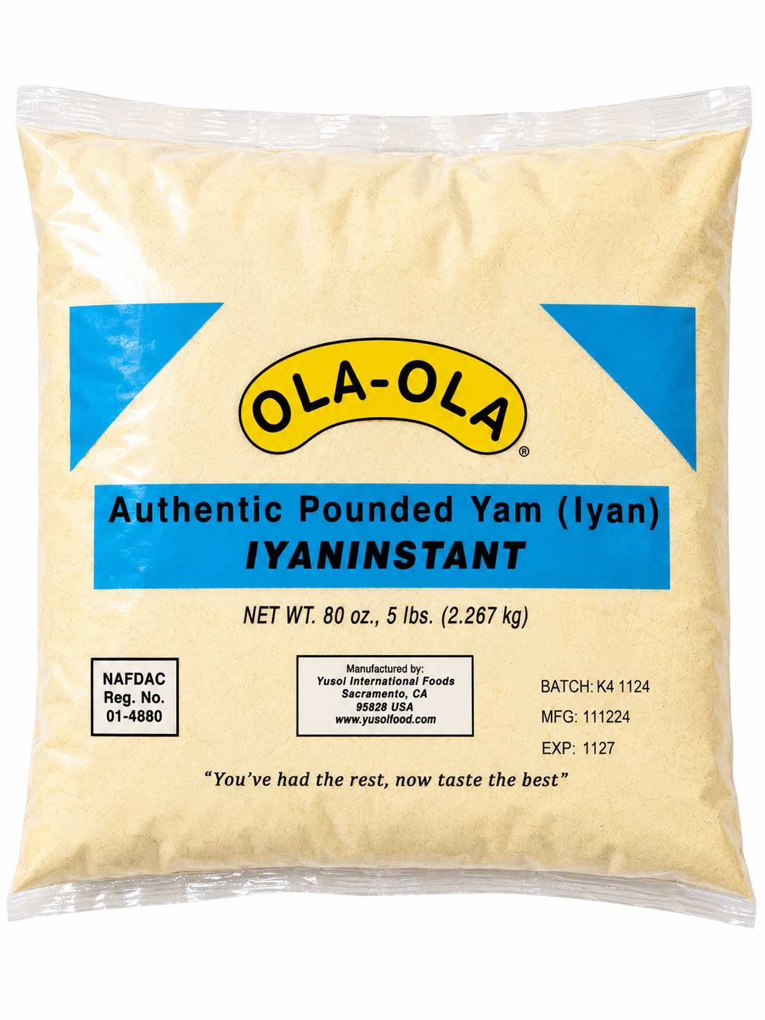 OLA-OLA Authentic Pounded Yam 2.267kg