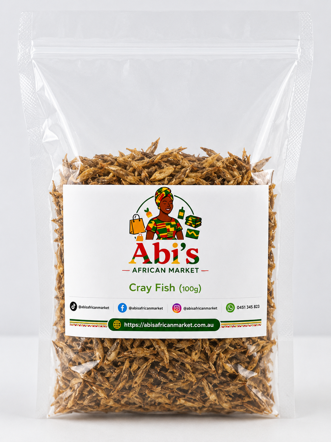 Cray Fish (100g) – Premium Dried Crayfish