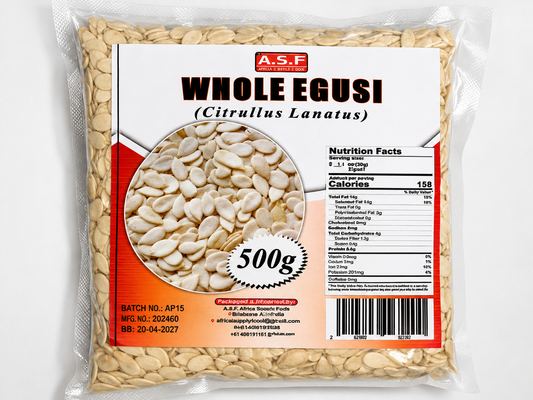 Whole Egusi Seeds (500g)