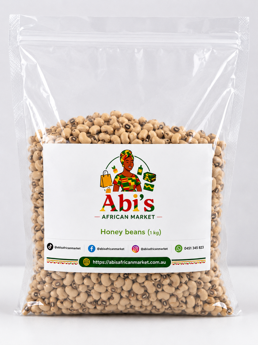 Honey Beans (1kg) – Premium Brown Beans