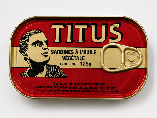 Titus Sardines in Vegetable Oil (125g)