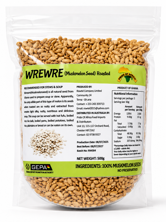 Roasted Wrewre (Muskmelon Seeds) 500g